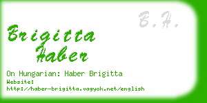 brigitta haber business card